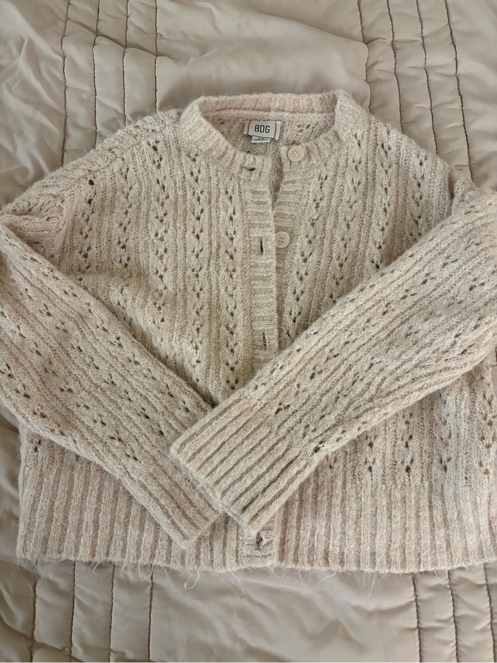 Urban Outfitters BDG Beige Knitted Cardigan